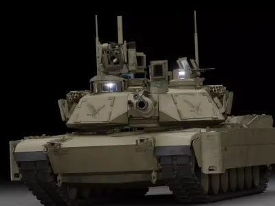 Tank M1A2 SEP 2 Abrams 3D Model 3D model