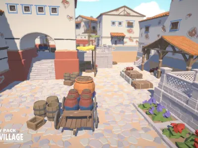 RPG Poly Pack - Ancient Village Low-poly 3D model