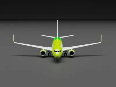 Boeing 737-800 S7 Airlines Cargo Livery  3D model