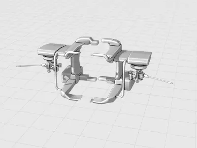 Helicopter Cannon Attachment 3D model