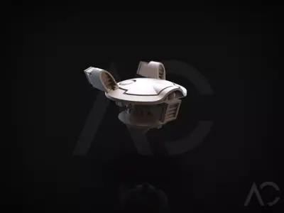 Shield Drone AC Free 3D print model