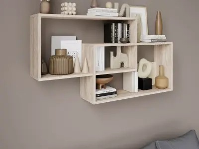 Wall-shelf wall shelves for living room Free 3D model