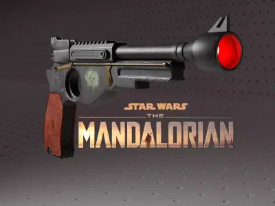 Mandalorain - Mando Blaster 3D model