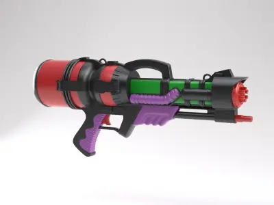 Big Plastic Water Gun 3D model