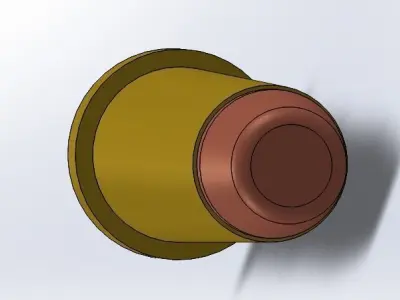 357 Magnum Bullet Free 3D model