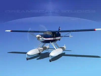 Dehavilland DHC-2 Turbo Beaver V08 3D model