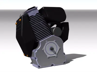 Lombardini LGA 340 Free 3D model