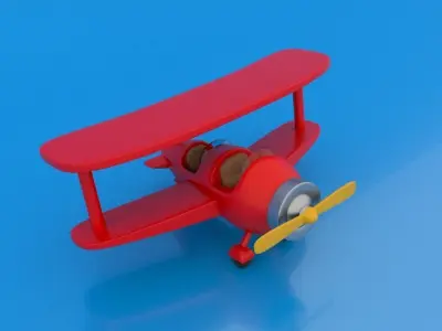 plane toy 3D model