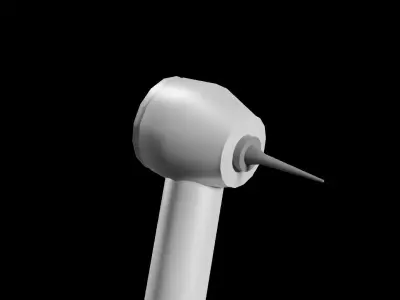 Dental tool airotor Free low-poly 3D model