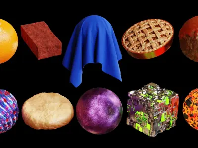 Blender Procedural Material Pack 12 Texture