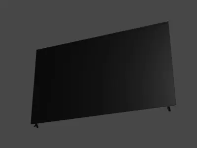 Simple Modern Television Free low-poly 3D model