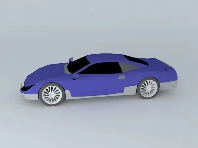 Photon R sports car Free 3D model