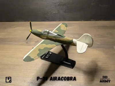 Bell P-39 Airacobra - STL files for 3D printing  3D print model