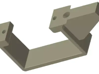 AR15 Grip Block With Trigger Guard 3D model