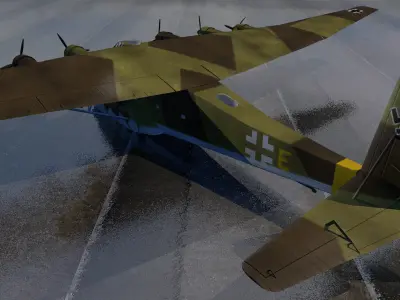 Messerschmitt Me-323D-6 Gigant 3D model