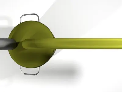 Landmine flame mine 3D model