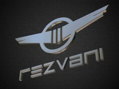 rezvani logo 3D model