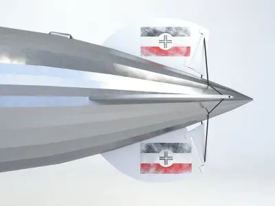 Zeppelin Hindenburg OUTDATED 3D model