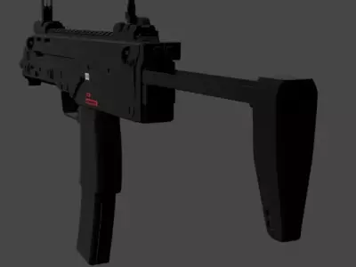 HK MP7 Low-poly 3D model