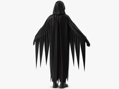 Hooded Costume 9 3D model