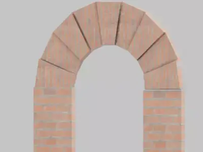 brick decor 3D model