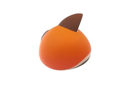 Prop170 Red Panda Head 3D model