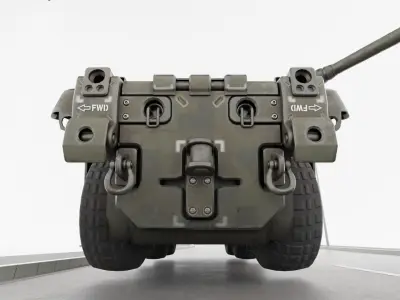 light tank Low-poly 3D model purchase
