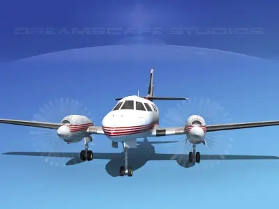 Swearingen SA226-T Merlin III V11 3D model