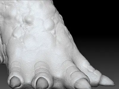 Dinosaur Ankylosaurus Sculpt Project 3D model