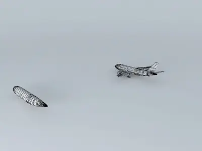 GoldenJet Airbus A310 200 PW4000 Free 3D model