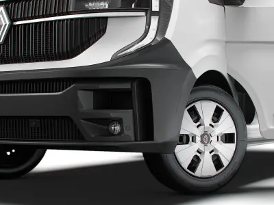 Renault Master L3H3 Van HQ Interior 2024 3D model