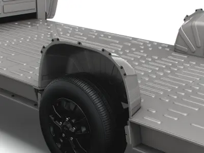 RAM Promaster 3540 L4 PlatformCab HQInterior 2023 3D model