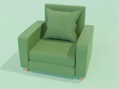 armchair furniture Free 3D model