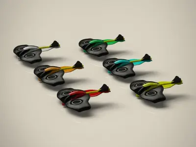 Aircraft Set 3D model