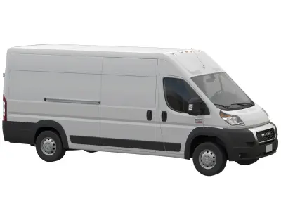2021 RAM PROMASTER 2500 3500 Cargo Van 159 MAXI 3D model