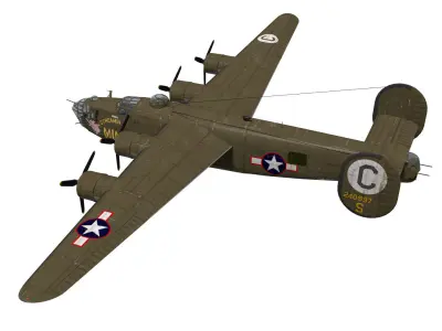 consolidated B24D liberator 3D model