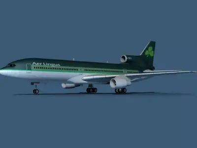 Lockheed L-1011-50 Aer Lingus 3D model