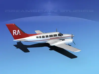 Cessna 404 Titan Richards Aviation 3D model