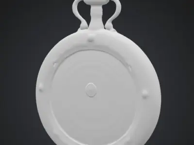 Steampunk pocket watch 3D model buy