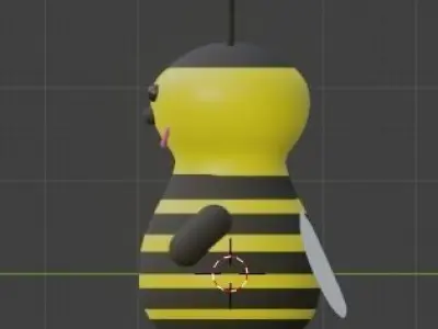 Bee toy Free 3D model