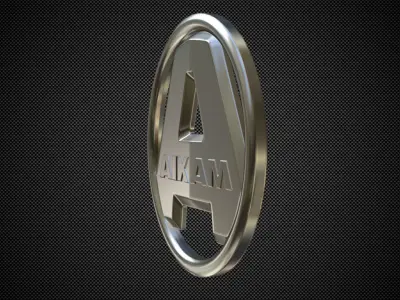 aixam logo 3D model