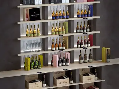 Champagne Philliponnat Collection PART A 3D model