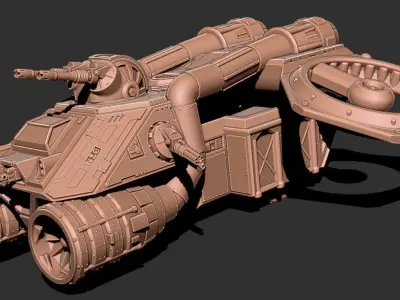 Thunderbird Heavy Assault Transport 3D print model