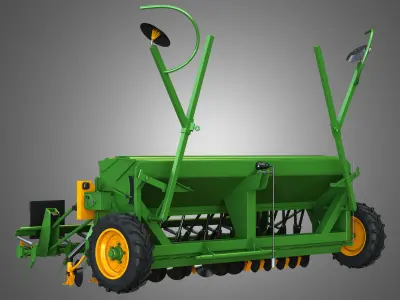 SEED DRILL Amazone D8 30 Super 3D model