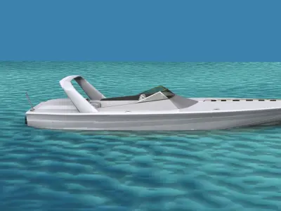 Phazer 38 Cigarette Boat V00 3D model