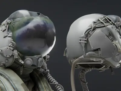 FLIGHT SUIT Fighter Pilot 3D model