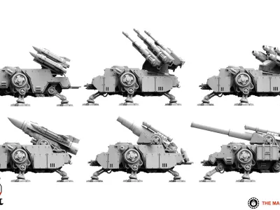 Valour Korps - Support Walker 3D print model