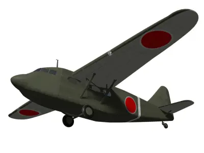Kokusai Ku-8 3D model