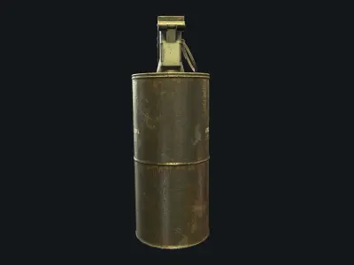 Iron Grenade Low-Poly 3D Models Low-poly 3D model