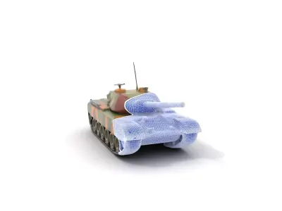 Camouflage Armored Tank model pack Low-poly 3D model